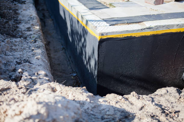 Residential Waterproofing installation at a Belle Center, OH home by SJ Waterproofing Pros